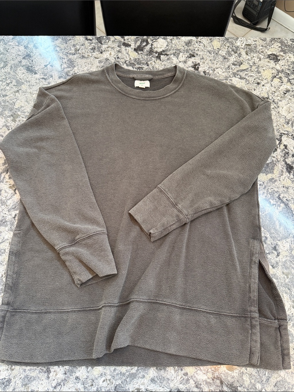 aerie Women's Crewneck Sweatshirt - Charcoal Gray size M